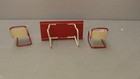Vtg  Dollhouse Miniature Furniture Patio  Table Chairs