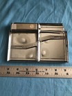 Rare Vintage Silver-tone Cigarette Case With Lighter   Maybe Ronson Brand   