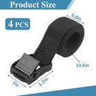 Tie Down Straps  4 Pcs Lashing Small Short Ratchet Straps With Buckles  0 78  X