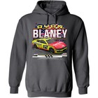 Ryan Blaney Menards Patriotic Eagle 2-spot Hoodie Outerwear Sweatshirt Gray