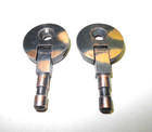 Vintage Singer Sewing Machine Cabinet Head Pin Hinge Set  1 Hole  Antique Copper