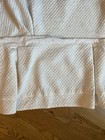 Rh Baby child Vintage-washed Diamond Matelasse Crib Skirt White white