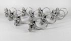 Vintage Silver Plate Cherub Napkin Rings Set Of 10 Putti Figural Tableware