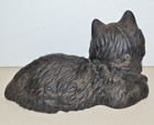 Vintage Cast Iron Cat Door Stop Antique Reproduction Hubley
