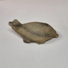 Small Hand Carved Stone Turtle Figurine Vintage Gray Tortoise Totem 1 3 4 In