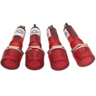 Us Stock 5pc Red Xd10-3 12v Dc 10mm Power Signal Indicator Light Mini Pilot Lamp