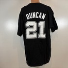 Adidas Tim Duncan Jersey T Shirt Mens Size L San Antonio Spurs Nba Basketball