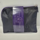 Tumi Amenity Travel Toiletry Bag Case Delta First Class Black purple Sealed-