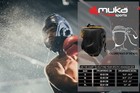 Muka Leather Boxing Head Guard Mma Kickboxing Training Protective Head Gear
