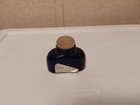 Vtg Cobalt Blue Bottle Evening In Paris Sachet Perfumed Powder Bourjois 1 2 Full