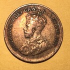Canada 1934 Small 1 Cent Canadian Penny One Coin King George V Bronze 19mm Km 28