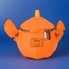 Disney Loungefly Stitch Figural Pumpkin Glow In The Dark Crossbody Bag New