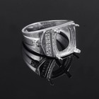 14x10mm Oval Shape Semi Mount Ring 925 Sterling Silver Solitaire Men s Ring