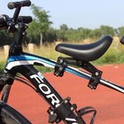 Child Bike Seat Front Mounted Kids Cushion Bicycle Saddle Handlebar Food Pedals