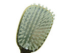 Vintage Matson Floral Hand Mirror   Hairbrush Vanity Dresser Set Gold brass 2 Pc