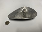 Vintage Coors Recycled Aluminum Silver Boomerang Shaped 6-slot Ashtray