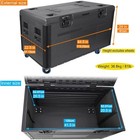 Large Ata Road Case W  Wheel Stackable Flight Case Waterproof Cable Trunk For Dj