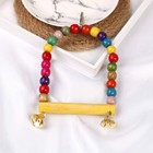 Pet Bird Swing Parrot Parakeet Budgie Cockatiel Cage Hammock Toys Hanging Toyujf
