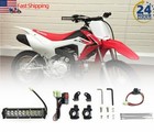 Led Headlight Light Bar Kit For Crf110 Klx110 Ttr110e Plug-n-play Waterproof Us