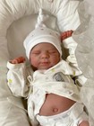 Girl Sleeping 18  Reborn Baby Dolls Full Body Vinyl Lifelike Newborn Toddler Toy