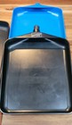 2 Stampin Up Embossing Glitter Tray Funnel Large Small   1 Bonus Blue Unbranded 