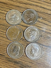6- Uk Farthings  Wren 1939 - 1945  missing 1940   Wwii