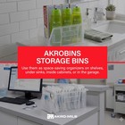 Akro-mils 12 Pack Akrobins Plastic Storage Bins  open Box 