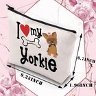 Bdpwss Yorkie Gift Yorkshire Terrier Puppy Dog Lover Cosmetic Makeup Bag York   