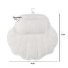Mesh Bath 4d Pillow Neck Back Support Bathtub Tub Spa Cushion With 6 Suction Cup