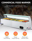 6-pan Electric Food Warmer Steam Table Buffet Bain Marie Countertop Commercial