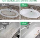 White Bathtub And Tile Refinishing Spray Paint Kit  450ml  2 Pack   Semi
