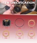 835874 Water Pump Impeller Repair Kit For Sherwood 10615k-shw  For Penta Volvo