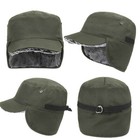 Men   s Winter Warm Baseball Cap With Earflaps Fleece Lined Outdoor Hunting Hat