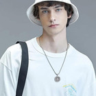 Compass Urn Necklaces For Ashes Sterling Silver Cremation Keepsake For Women Men