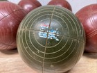 Vintage Sportcraft Bocce Ball Set  Made In Italy