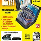 Amazing Slim Lock As Seen On Tv Leather Card Wallet Rfid Block Id Holder Purses