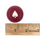 Vintage Monarch Spade Spe Inlaid Embossed Poker Chips Lot Of 9 Red
