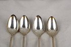 Community Coronation Plate Ice Tea Spoons Set Of 4 Vintage  1936 Set B