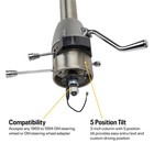 Universal Gm 33  Tilt Steering Column With Shifter  5-position  Raw