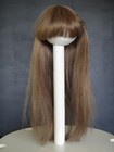 Brown Human Hair Doll Wig Size 11   13 4 - 34 Cm For Antique Or Modern Dolls