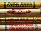 Group Of  4 Vintage Bullet Pencils Farm Related