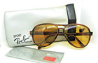 Ray-ban Usa Vintage 1970s B l Aviator Ambermatic 58mm Vagabond Nrmint Sunglasses