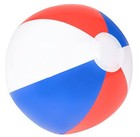 6  Beach Balls 12  Beachball Ball Pool Party Red White Blue Patriotic Fast Ship