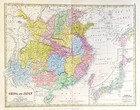 China   Japan 1869 Detailed Map By Johnston For Royal Atlas Original