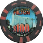 Las Vegas Hilton Casino Las Vegas Nevada  100 Chip 2005