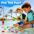 Kids Magnetic Fishing Toy Set Floating Fish Bath Pool Play Game