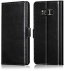 For Samsung Galaxy S8 s8 Plus Leather Case Cover folio Flip Magnetic Card Holder