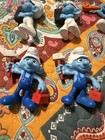 Vintage 2011  lot Of 10  Mcdonald   s Peyo Smurf Figures Toys Happy Meal Give-away