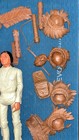 Marx Johnny West United Kingdom Uk Chief Cherokee With Accessories