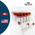 Blood Collection Tube Serum Clot Activator 10ml Rubber Red Top  100pcs 